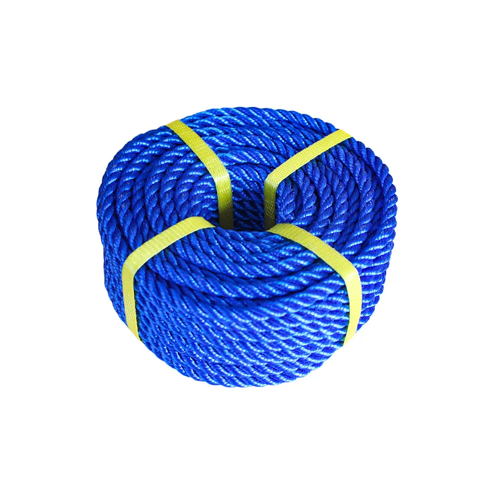 (NC-Rope) High Quality Mixed Color Twisted 3-Strands 4mm -52mm PP mooring rope