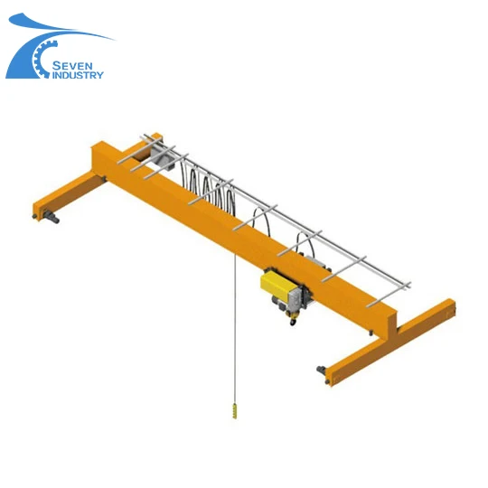 10ton single girder overhead traveling bridge crane for steel mill workshop