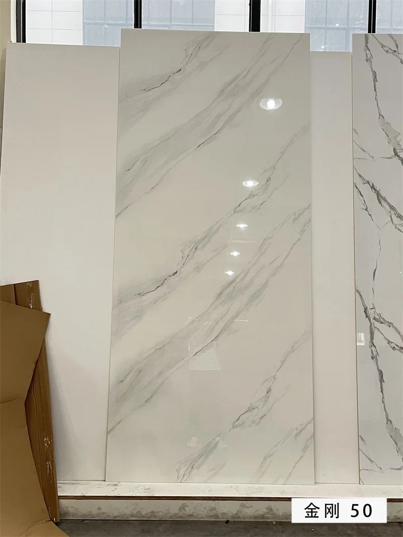 PET Marbled Bamboo charcoal fiber flat wall panel Wpc wood veneer wall panel PVC Foam Board