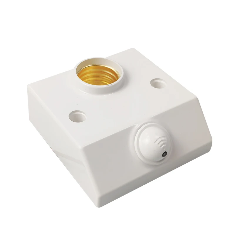 E27 360 degree smart light holder microwave radar sensor Socket Switch Base LED Bulb radar Induction Lamp Holder