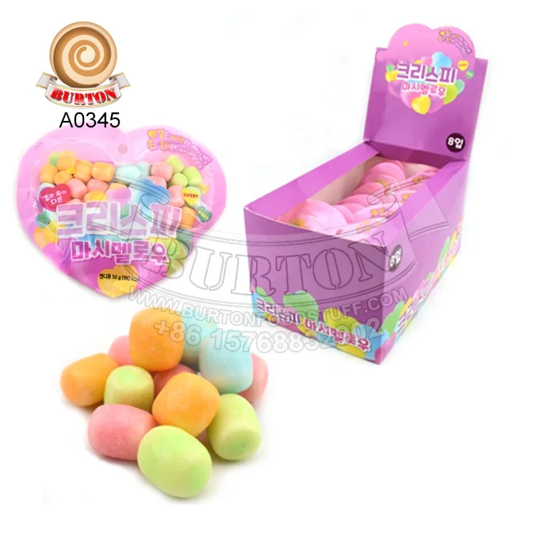 Child star square bubble gum fruity candy toy