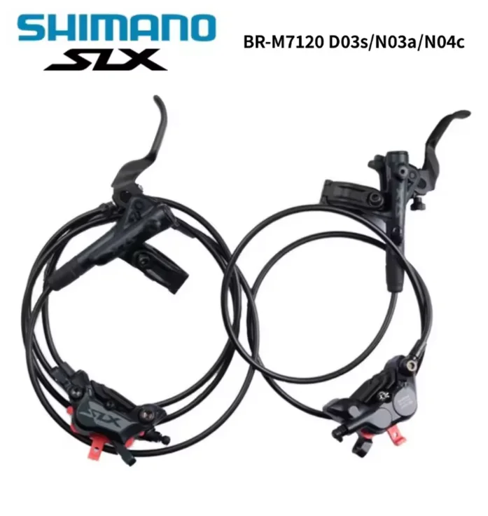 Гидравлический дисковый тормоз Shimano SLX M7120 (4 поршня) и M7100 (2 для горного велосипеда (MTB) комплект длина тормозных шлангов 800/900/1500/1600 мм левый правый