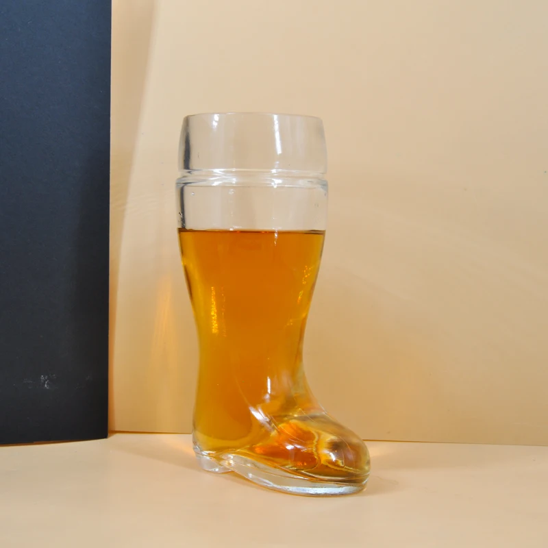 Unique Boot Shape Glass Cup Beer Glasses 600ml Wholesale