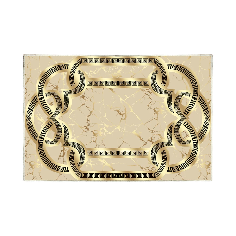 2024 Chinese Manufacture Designer carpets  rugs modern pattern polyester printing 3d printed carpet living room with cheap price