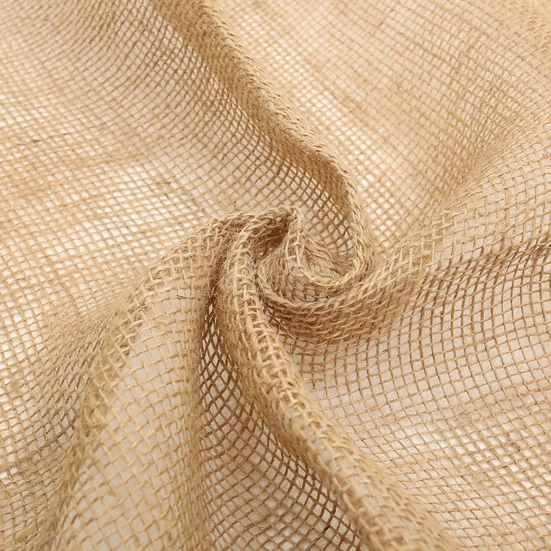 Flower packing jute fabric jute cloth natural burlap jute fabric cloth 4545 for packing / bag /decoration