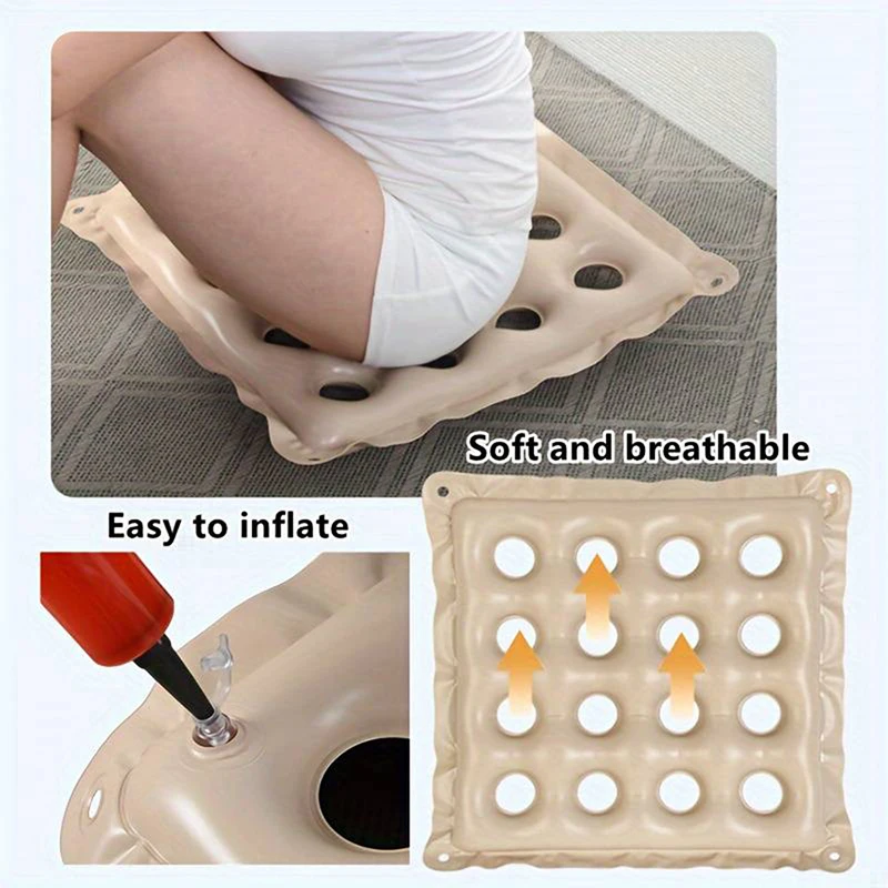 Wholesale custom Square breathable hollow seat cushion plastic seat cushion Office seat cushion