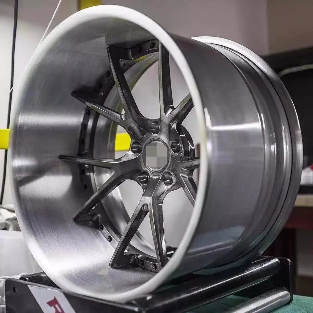 20x8.5 inch Deep Concave Three Piece Forged Wheel 5*114.3