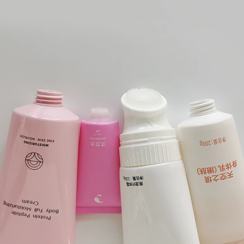 В наличии, косметическая пластиковая ламинированная трубка с винтовой крышкой для крема для рук