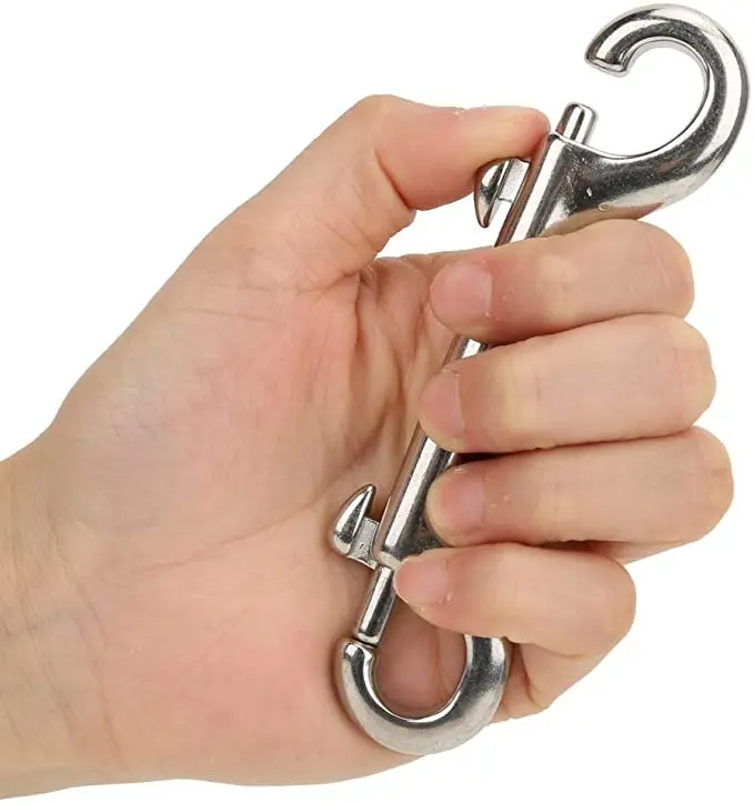 High Quality Stainless Steel Spring Hook Double End Hook Swivel Eye Snap Hook