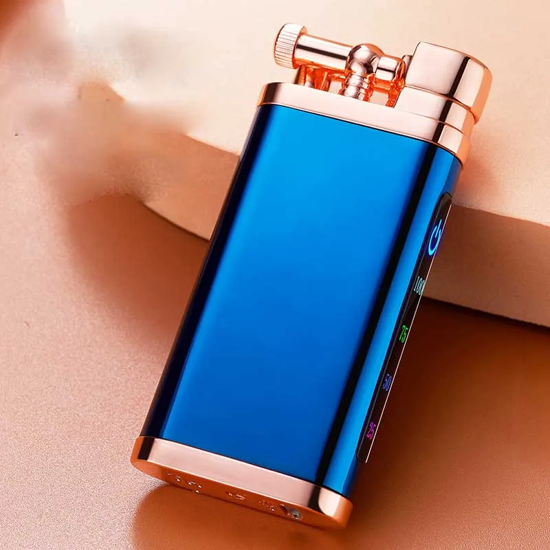Windproof Rechargeable Dual Arc USB Lighter Induction Personalized High-quality Creative Gift Wholesale