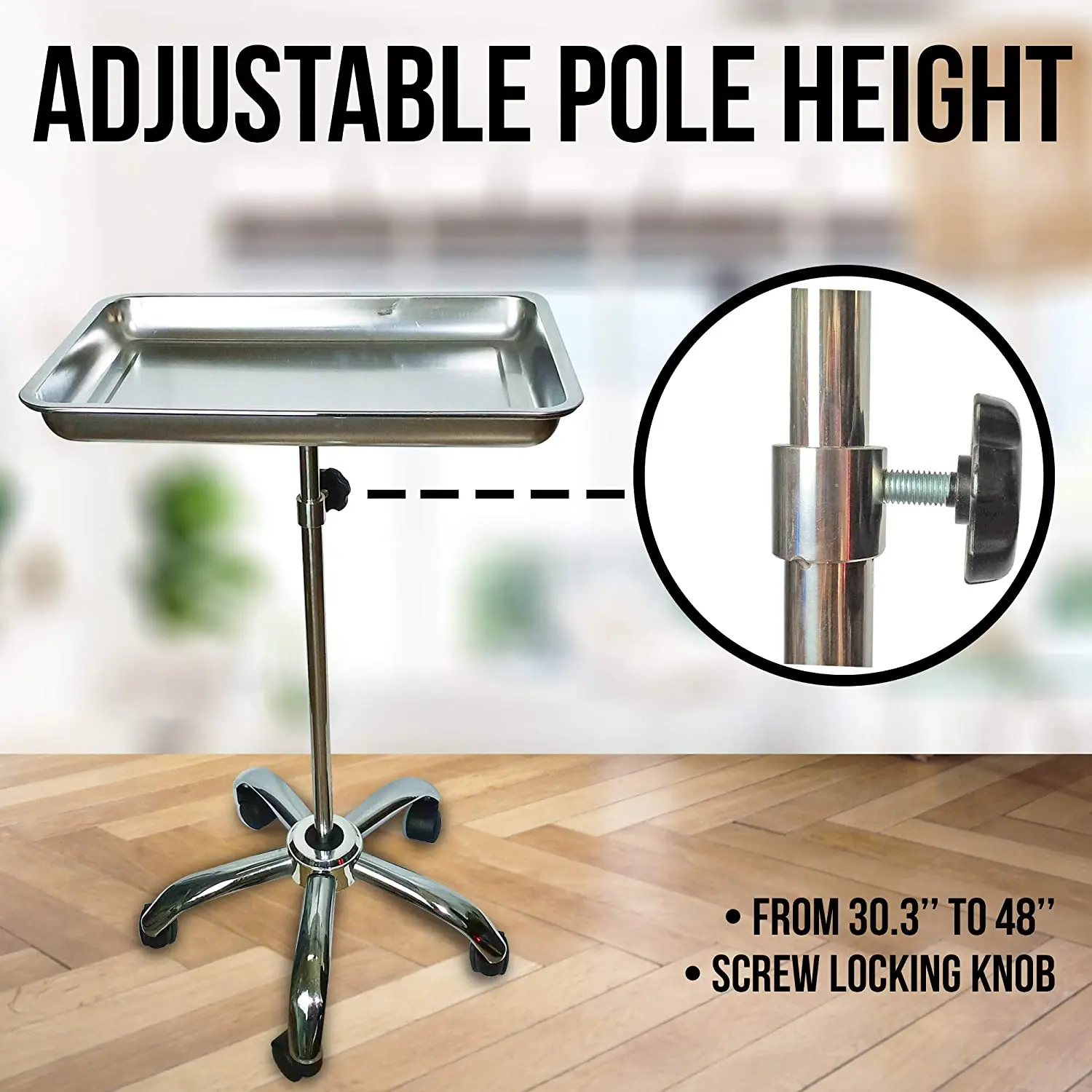 Factory Direct Sale Folding Rolling Pink Portable Hair Gold Salon Color Tray