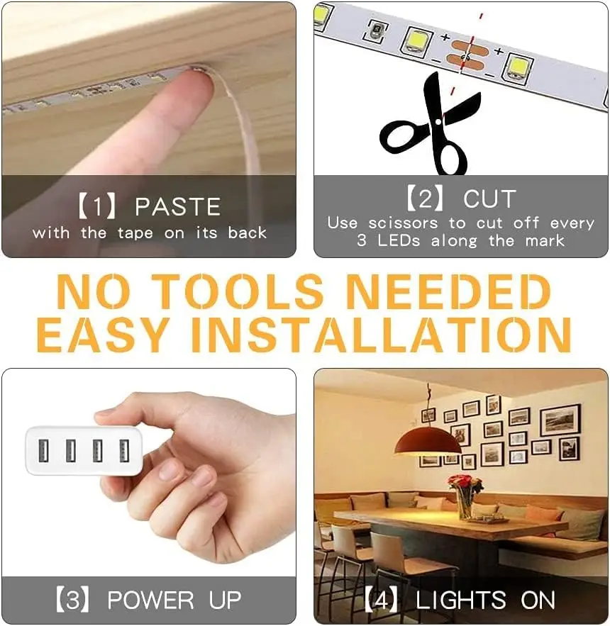 Home Brighter 5M 10M 15M 16 Million Colors Alexa App Controlled Music Lamp Smart WiFi 5050 RGB LED Strip Lights