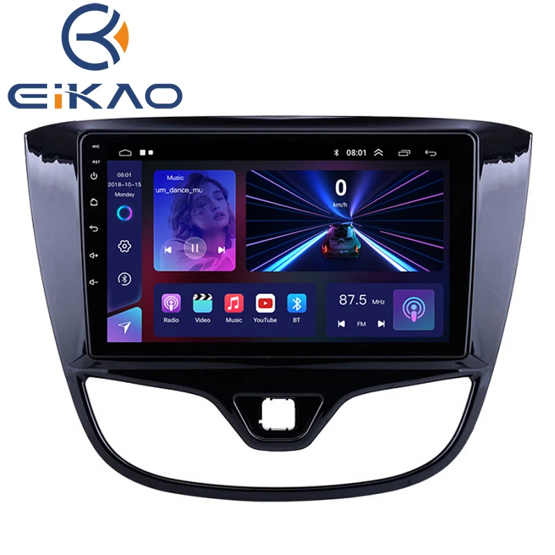 Автомагнитола с сенсорным экраном 9 дюймов Android 10 0 для 2017 Opel Karl/Vinfast GPS-навигация USB Carplay