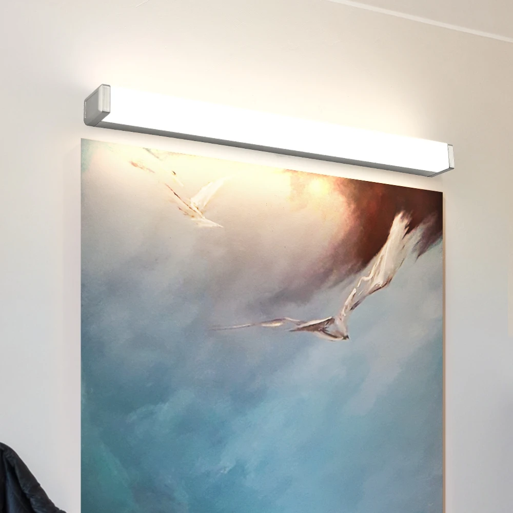 Indoor Modern Mirror led lamp Lighted Led Bathroom Mirror Cabinet Wash Basin Mirror Lamp Light