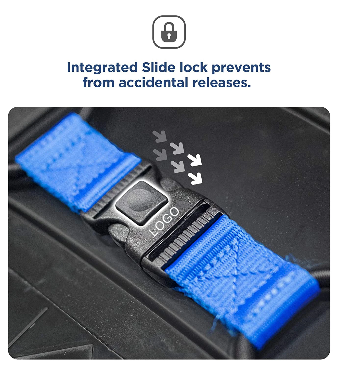 outside the trash can lock bungee cord- with recessed handle cover