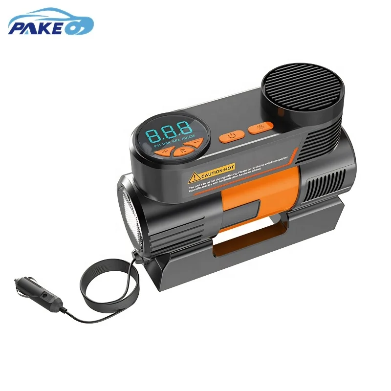 Mini Electric Air Pump 12V Digital Large Display Tire Inflator Portable Air Compressor Long battery life New Item Source Price