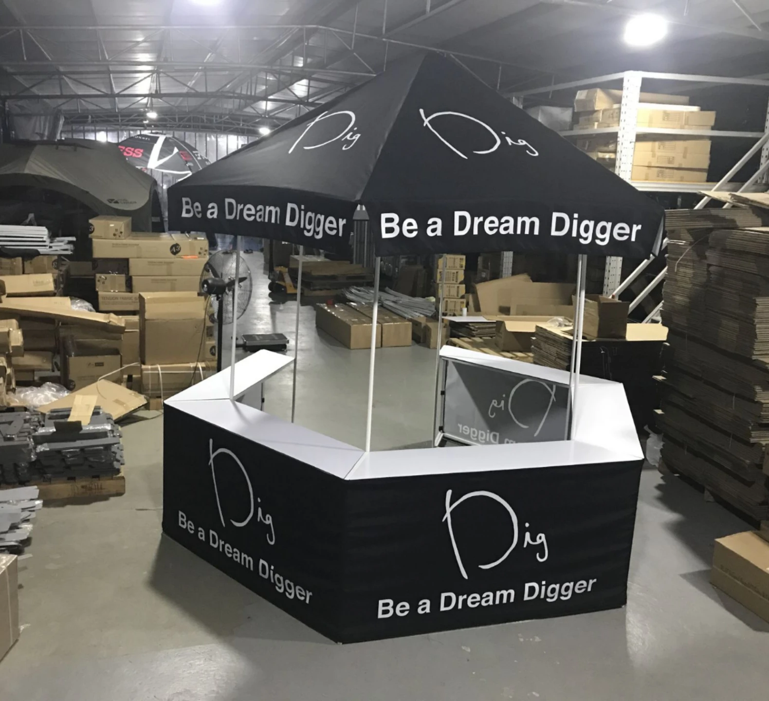 Dome Kiosk Canopy Tents Trade Show Booth Hexagon Promotional Tent