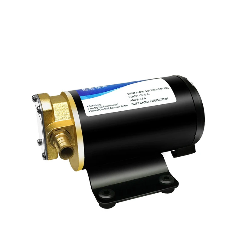 DC 12V 24V Electric gear oil fuel pump FP-12 FP-24 Self-priming diesel pump Mini refuel pump