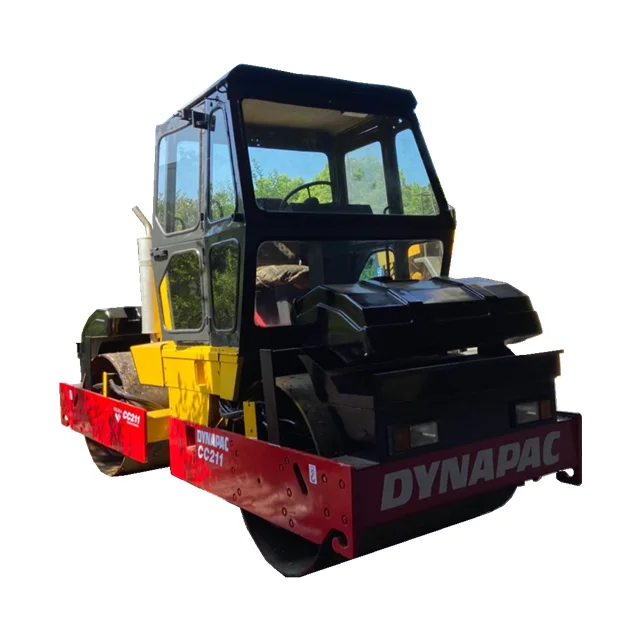 USED earth-moving machine construction equipment good road roller original CC211 FOR DYNAPA