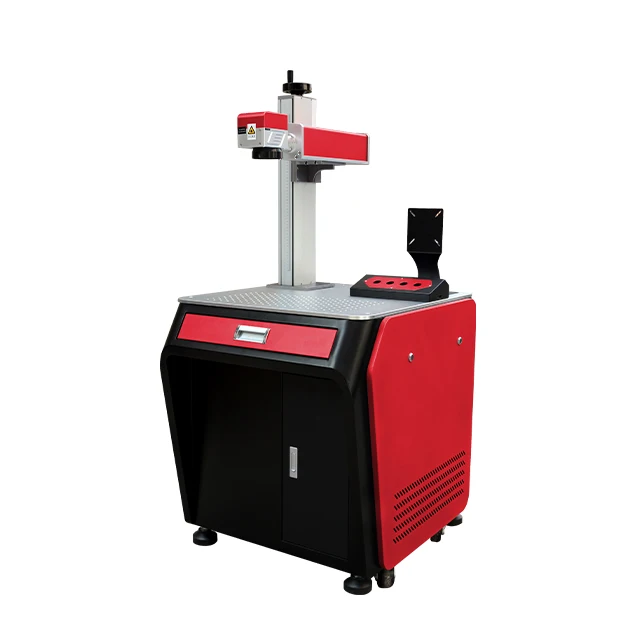 
2021 purchasing festival real discount fiber color marking machine to mark nameplate, company logo brand bar code 