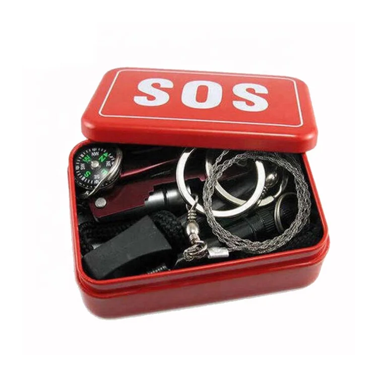 Outdoor Survival First Aid Tool Kit Multi Professional Camping Emergency Survival Kit For Hiking Travelling