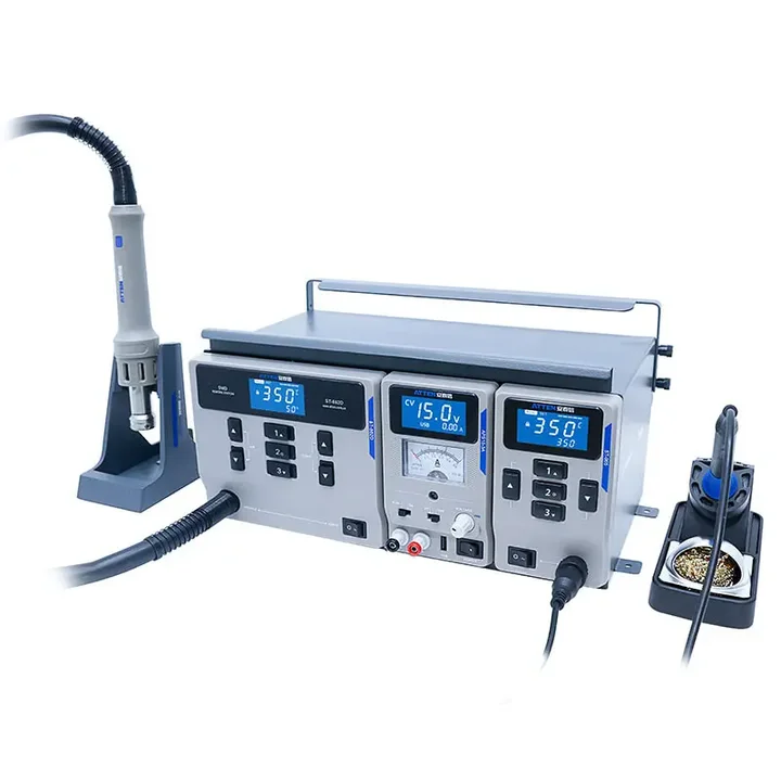 ATTEN MS-300 1000W 3-in-1 Repair System Electric Iron Soldering Iron Station Hot Air Gun Regulated Power Supply BGA SMD PCB IC