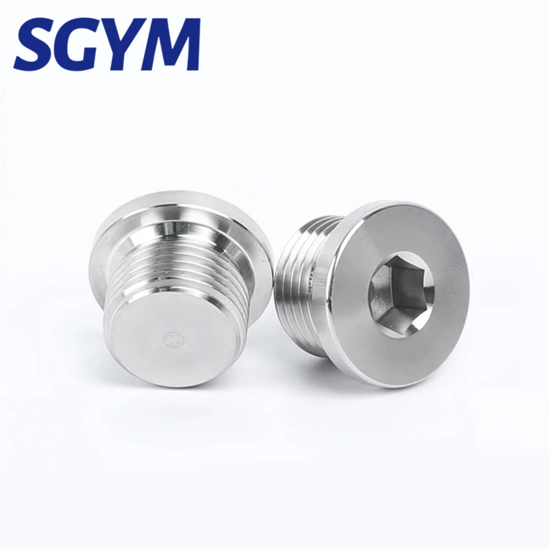 Hot Sale Standard DIN908  G3/8 M12*1.5 A2 A4 Stainless Steel Male Hex Pipe Plug