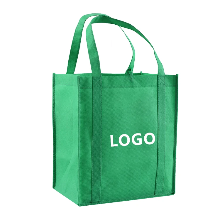 Green Eco-Friendly Reusable Non Woven Shopping Bag for Supermarket