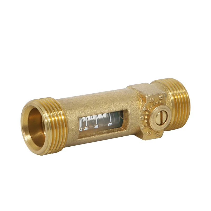 Brass Flowmeter Regulating Valves Solar Balancing Ball Valves