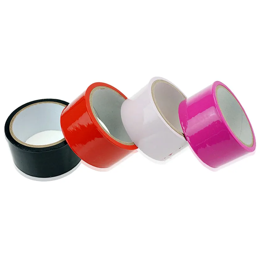 
16M BDSM Bandage Tapes PVC Inviscid Positioning Restraint Rope Role Play Adult game Fetish Kinky Binding Tied Belt SM Slave 