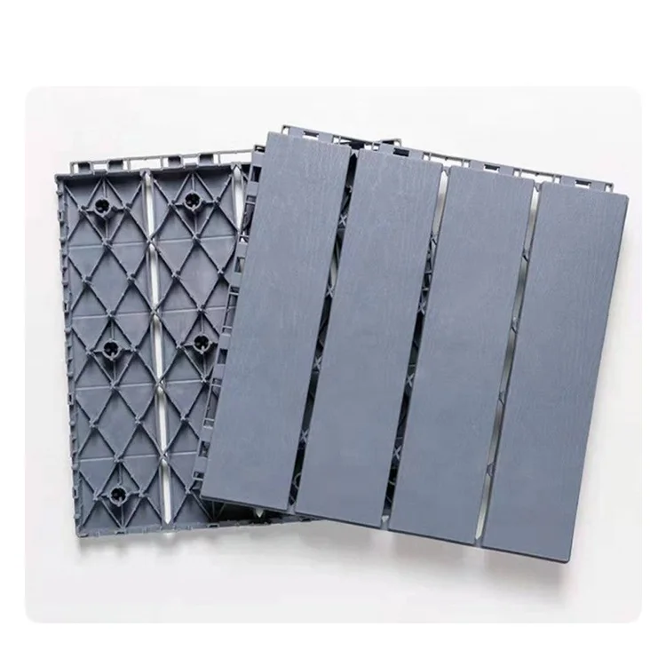 Balcony Garden Terrace Splicing Decking Floor Interlocking Plastic Deck Tiles