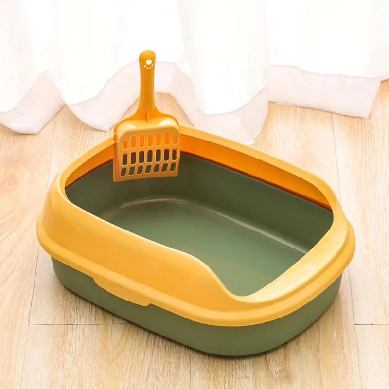 HANDOU wholesale detachable self cleaning cat litter box pet cat litter box with free cat sand shove