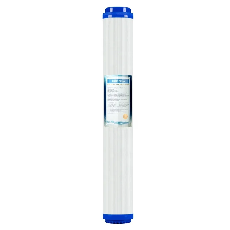 Water purifier 20 inch UDF granular activated carbon filter commercial water purifier filter cartridge