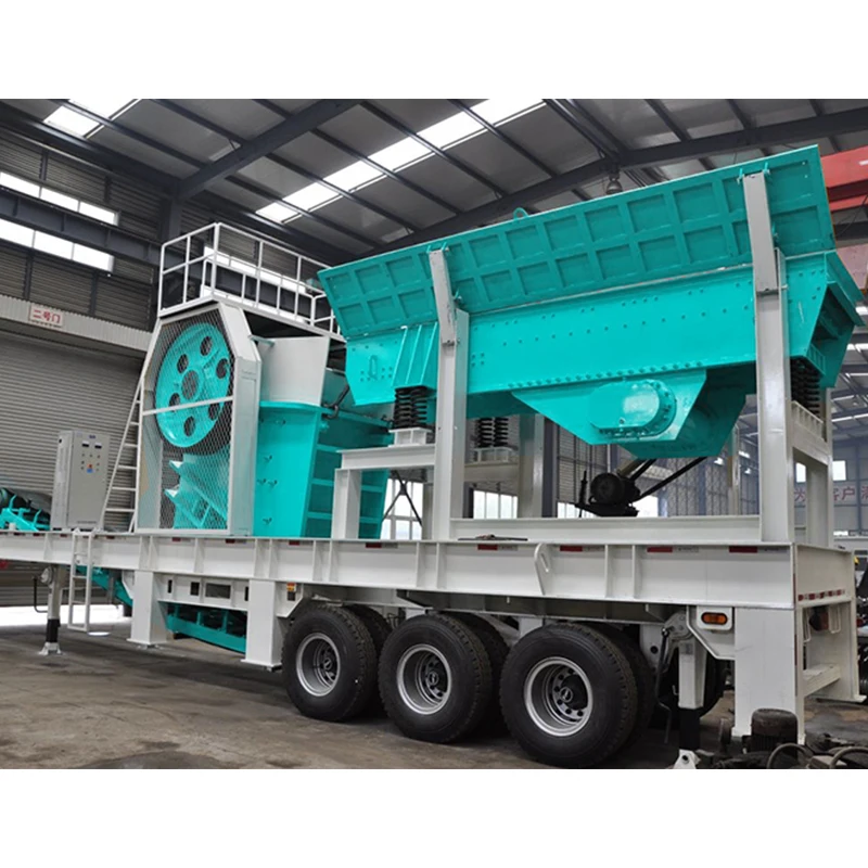 Factory Price Mobile Stone Jaw Crusher Impact Crusher Used For Stone Crushing Plant