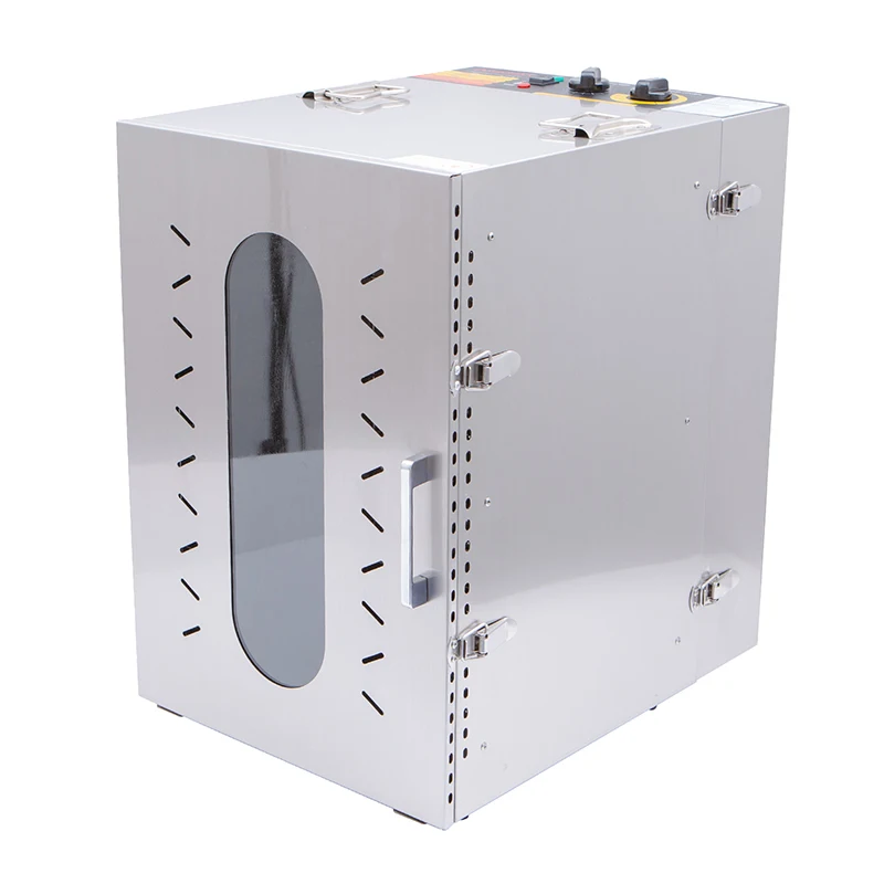 16 Trays Trays Food Dehydrator Snacks Dehydration Dryer Fruit Vegetable Herb Meat Drying Machine Stainless Steel