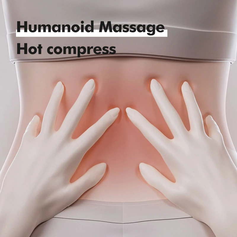 LICHANG Infrared Large Area Shiatsu Back Massage Pillow Waist Heating Electric 4 Nodes Deep Kneading Massage Pillow