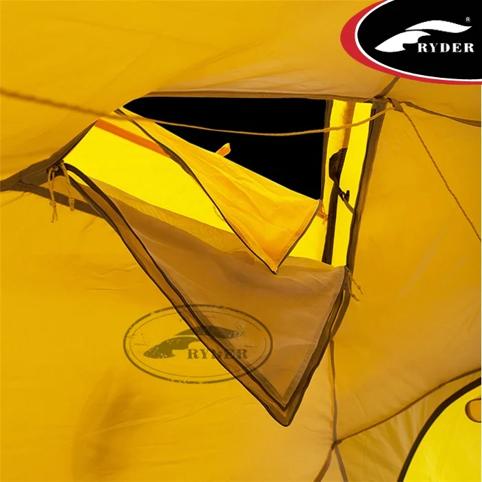 Professional High Altitude Windproof 2 Person 4 season Aluminum Geodesic Top Quality Tactical  Mountain Tent for Extreme Weather