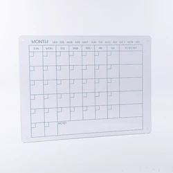 large monthly planner custom wall dry erase mounted clear acrylic calendar