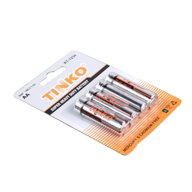 TINKO  manufacturers High performance aa r6p um-3 1.5v batteries