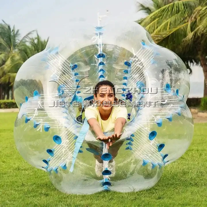 Manufacturer cheap price PVC inflatable adult body zorb soccer human bubble bumper ball for football