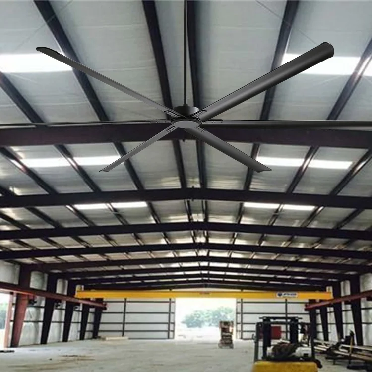 OEM ODM ceiling fan 220v 5 fan speed inverter motor large industrial ceiling fans with long down rod