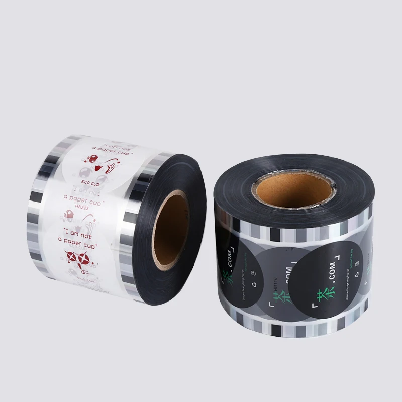 Wholesale Food Grade 3000 cups / rolls Customized disposable Bubble Tea Cup Sealing Film For PP Cup
