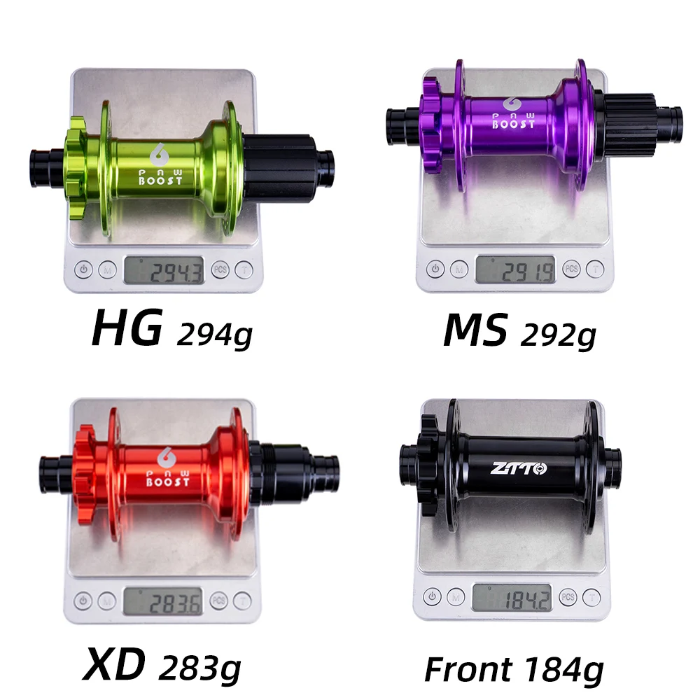 ZTTO MTB 32 Holes 6 Pawls Disc Brake Boost 148 Hub 12x148 15x110 Thru Axle 32H Maza 10x141 QR Sealed Bearing