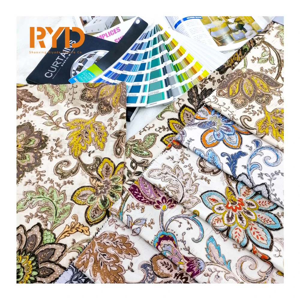 2021 100% polyester furniture fabrics Hot sale Holland velvet printing knitting sofa fabric China supplier