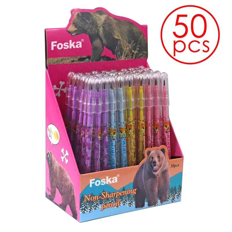 Школьный механический пластиковый карандаш без заточки Foska 1 6 мм ...