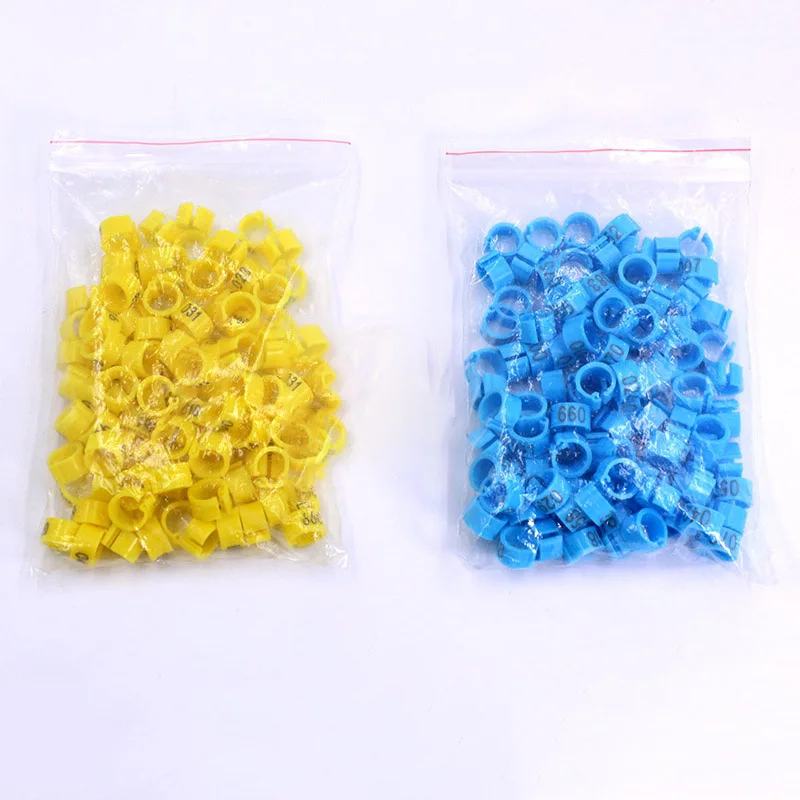 5000 PCs Birds Foot Rings Inner Diameter 8mm Plastic Clip Ring Pigeon Quail Foot Ring