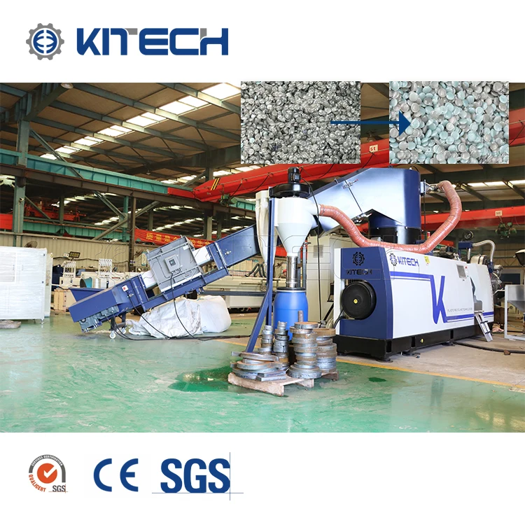 Laser Filter Packaging Aluminum Film Recycling Water Ring Pelletizer Plastic Pelletizer Machine