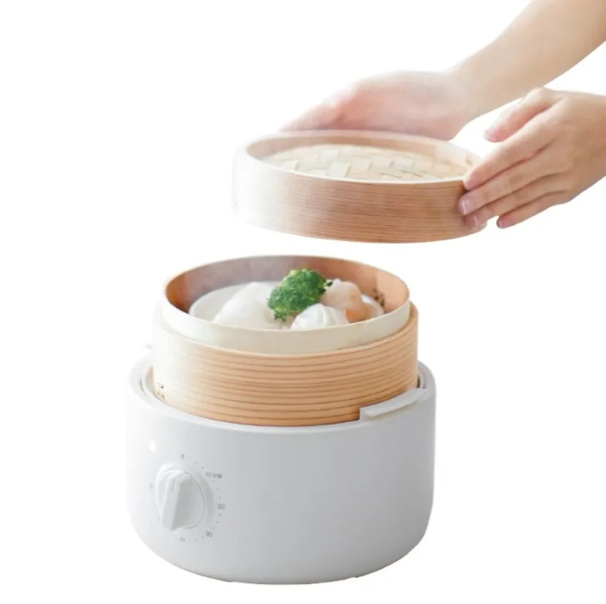 Bamboo steamer Dim Sum steamer dumpling serving tray steamer with lid