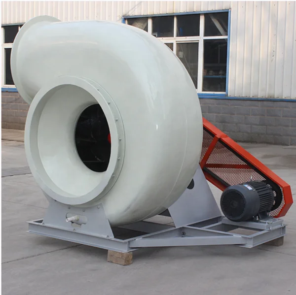 FRP/carbon steel centrifugal  fan environmental industrial centrifugal blower fan
