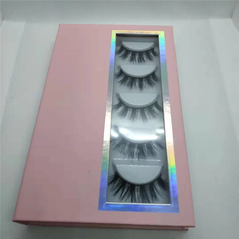  Новое поступление коробки для ресниц 3d 5d 6d из норки 5 пар в упаковке книжки
